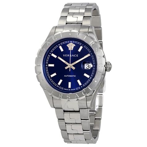 versace blue dial watch